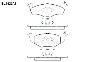 Klocki Hamulcowe Seat Cordoba Ibiza Toledo Vw Golf