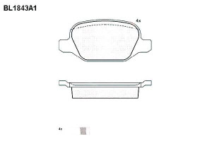 Klocki Hamulcowe Alfa Romeo 147 156 Gt Fiat Linea