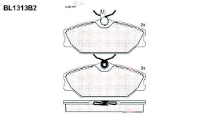 Klocki Hamulcowe Renault Espace Megane Scenic 18.3