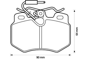 Klocki Hamulcowe P Citroen Zx 1.9d 91- Jurid