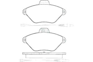 Klocki Hamulcowe Citroen Xantia 1.8-2.1d 03.93-04.