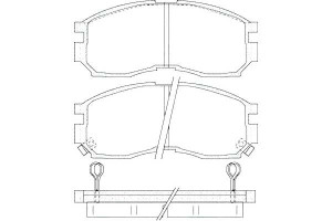 Klocki Hamulcowe Chrysler Sebring Hyundai Santamo