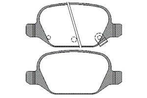 Klocki Hamulcowe Fiat Panda 0.9/1.3d 06.12- Lpr
