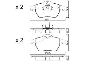 Klocki Hamulcowe Opel Vectra B 95-02 Metelli