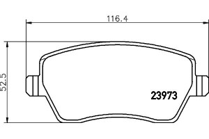Klocki Hamulcowe Mintex 410604775r 410608481r A415