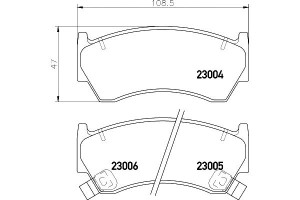 Klocki Hamulcowe Mintex 410601n060 410601n090 4106
