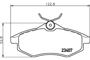 Klocki Hamulcowe Mintex 425236 1611457180 425258 4