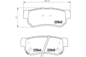Klocki Hamulcowe Mintex 5830226a00 583023ka30 5830