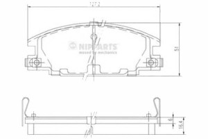 Klocki Hamulcowe Isuzu Campo (kb) 2.2 (tfs) Nippar