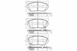 Klocki Hamulcowe Kia Picanto (ta) 1.0 Nipparts Nip