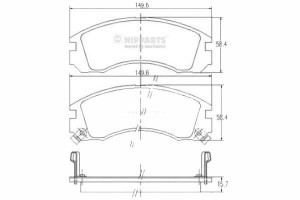 Klocki Hamulcowe Mitsubishi Outlander 2.2 Di-d Nip