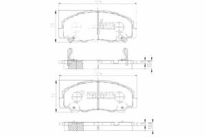 Klocki Hamulcowe Daihatsu Feroza Hard Top (f300) 1