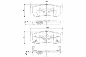 Klocki Hamulcowe Hyundai Santa Fe 2.2 Crdi Nippart