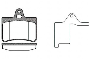 Klocki Hamulcowe Citroen C5 15.4mm Wva23305 Roadho