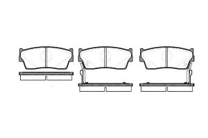 Klocki Hamulcowe Suzuki Vitara X-90 14.8mm Wva2150