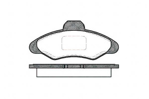 Klocki Hamulcowe Ford Escort Orion 18mm Wva21171 R