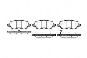 Klocki Hamulcowe Nissan Cube Qashqai Tiida X-trail