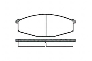 Klocki Hamulcowe Nissan Patrol 17.2mm Wva20863 Roa