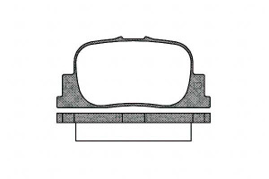 Klocki Hamulcowe Toyota Camry 9 99 Gr.14.8mm Tył *