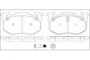 Klocki Hamulcowe Renault 19 Clio 11mm Wva21597 Ze