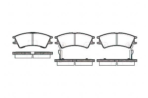 Klocki Hamulcowe Hyundai Atos 16mm Wva23238 Z Czuj