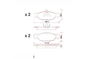 Klocki Hamulcowe Opel Astra F Corsa B Zimmermann