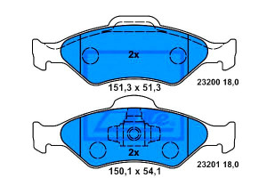 Klocki Hamulcowe Ford Fiesta Fiesta Iv Ka Mazda 12