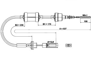 Linka Sprzęgła Fiat Brava Bravo I Marea 1.2/1.4 10