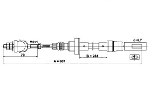 Linka Sprzęgła Vw Polo Polo Classic 1.0/1.3 10.81-