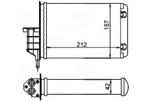 Nagrzewnica Behr Hella 46722587 Ft6259 351001554 7