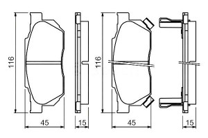 Klocki Hamulcowe Honda Civic Iv Civic V Prelude Ii
