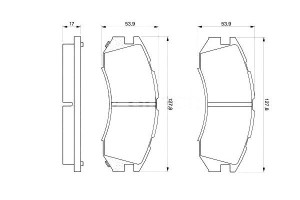 Klocki Hamulcowe Subaru Impreza Legacy I Legacy Ii