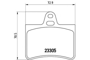 Klocki Hamulcowe Citroen C5 01-08 Tył Brembo