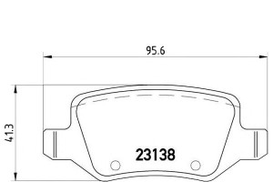 Klocki Hamulcowe Mercedes W169 A-klasa 04-12 Tył B