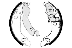 Szczęki Hamulcowe Fiat 500 Panda 1.1-1.4cng 09.03-