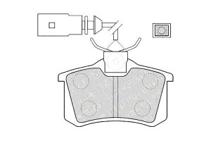 Klocki Hamulcowe Audi A4 Ford Galaxy Seat Alhambra