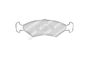 Klocki Hamulcowe Kia Shuma Sportage 1.5-2.0d 04.94