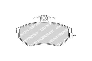 Klocki Hamulcowe Vw Passat 88-96 Delphi Ham
