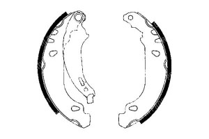 Szczęki Hamulcowe Peugeot 206 206+ 1.1-1.9d 08.98-
