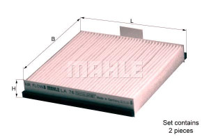 Filtr Kabiny Renault Mahle