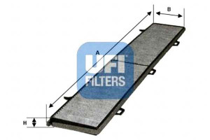 Filtr Kabinowy Bmw 1 E87 04- Weglowy Ufi