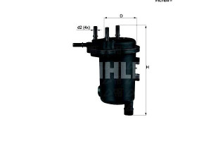Filtr Paliwa Knecht 1640100qab 7701062190 Fsm4285