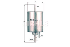 Filtr Paliwa Mahle 4f0201511b 4f0201511d Alg2343 F