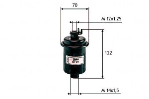 Filtr Paliwa Mitsubishii Lancer 1.3 94- Valeo
