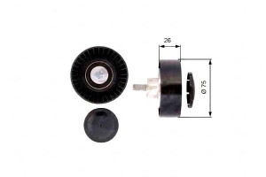 Rolka Prowadząca Pasek Bmw 5 (e60) 5 (e61) 7 (e65