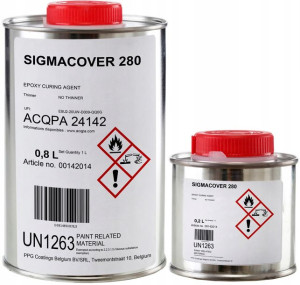 Farba OKRĘTOWA podkładowa Sigmacover 280 1L