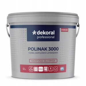 Farba Polinak Głęboki Mat 5L Biała