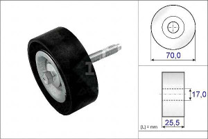 Rolka Paska Wielorowk. Ford 2,0tdci 07- Ina