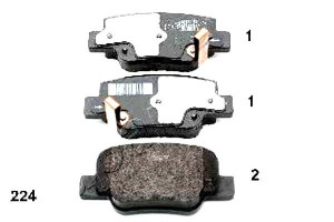 Klocki Hamulcowe Toyota Tył Verso 09- Japanparts