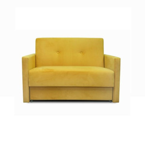Sofa 2-osobowa LOMA Żółta